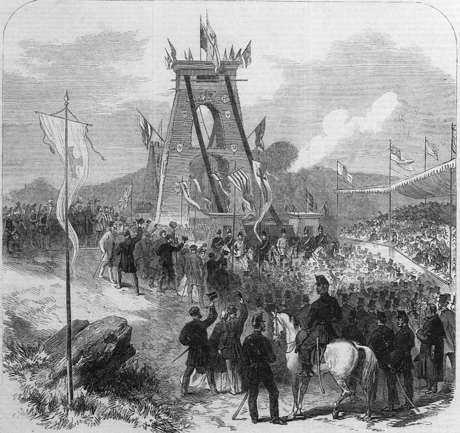 opening of clifton suspension bridge
